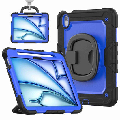 Handle Silicone Hydric PC Tablet Case with Shoulder Strap, For iPad Air 11 2025 / 2024