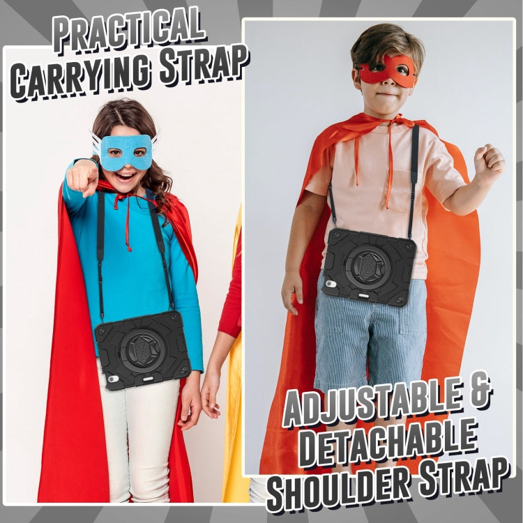 Spider Rotation Handle Silicone Hybrid PC Tablet Case, For iPad Air 11 2025 / 2024