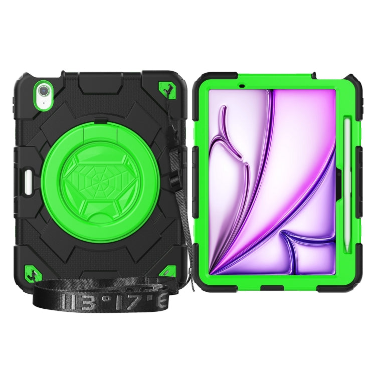 Spider Rotation Handle Silicone Hybrid PC Tablet Case, For iPad Air 11 2025 / 2024