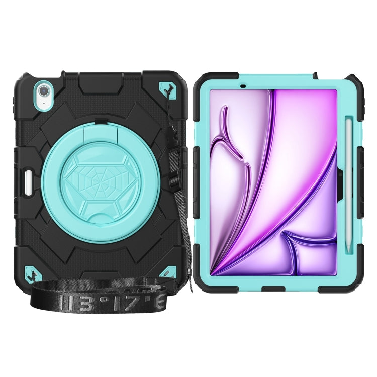 Spider Rotation Handle Silicone Hybrid PC Tablet Case, For iPad Air 11 2025 / 2024