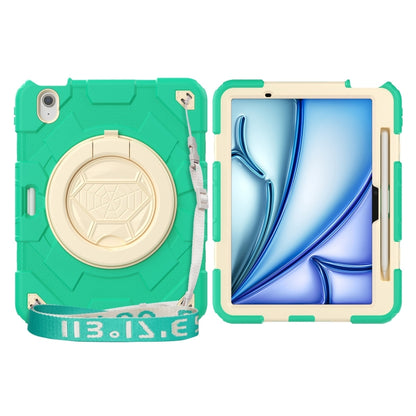 Spider Rotation Handle Silicone Hybrid PC Tablet Case, For iPad Air 11 2025 / 2024