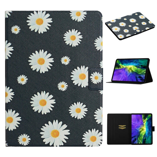 Flower Pattern Flip Leather Smart Tablet Case, For iPad 10th Gen 10.9 2022