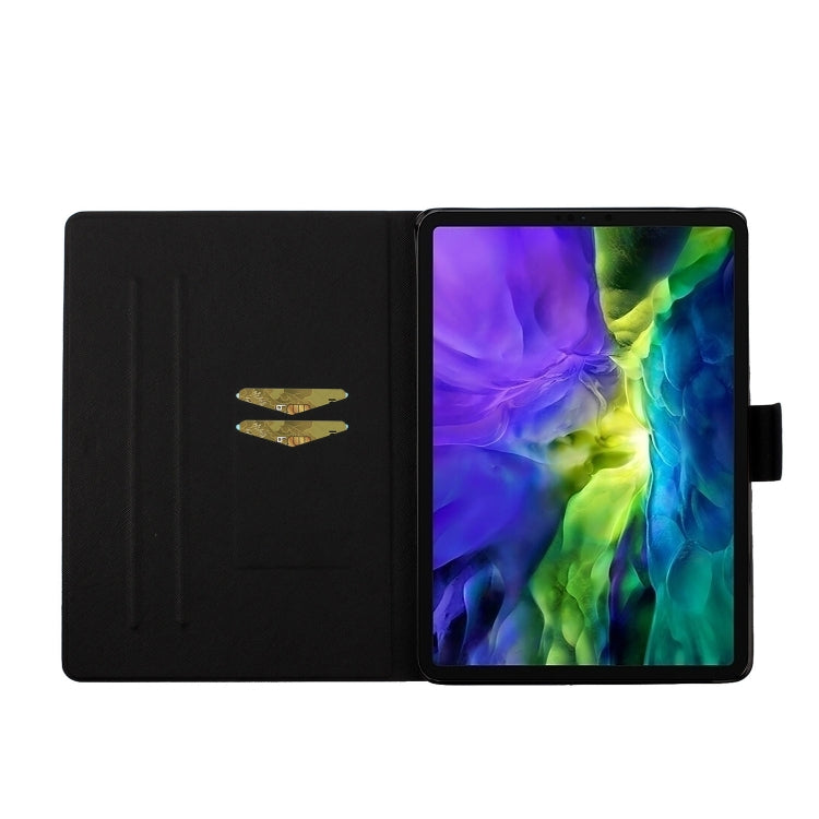 Flower Pattern Flip Leather Smart Tablet Case, For iPad 10th Gen 10.9 2022