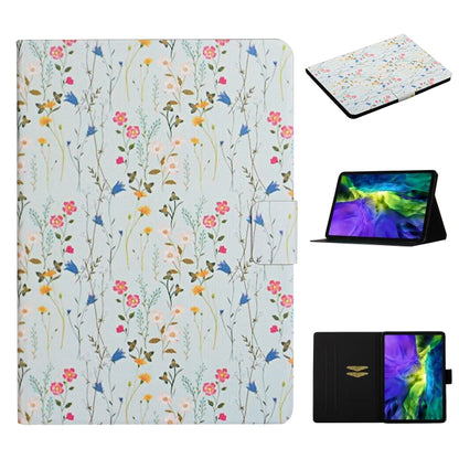 Flower Pattern Flip Leather Smart Tablet Case, For iPad 10th Gen 10.9 2022