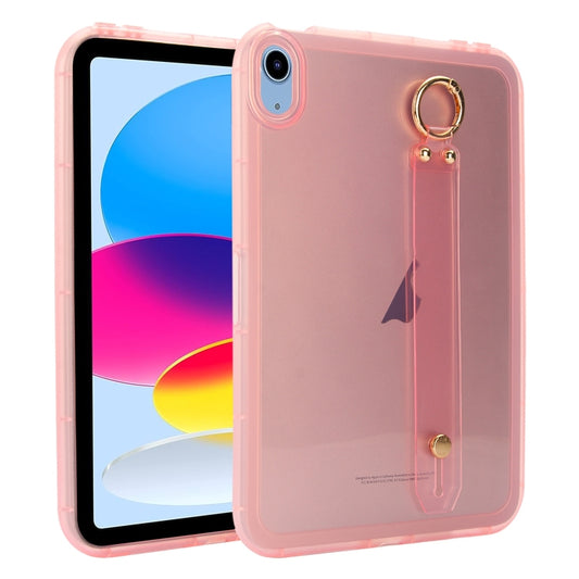 Wristband Holder PC Hybrid TPU Soft Tablet Case, For iPad 10th Gen 10.9 2022, For iPad Air 11 2024 / Air 11 2025, For iPad Air 13 2024 / Air 13 2025, For iPad mini 6 / mini 2024, For iPad Pro 13 2024, For iPad Pro 11 2024�������������������������������...