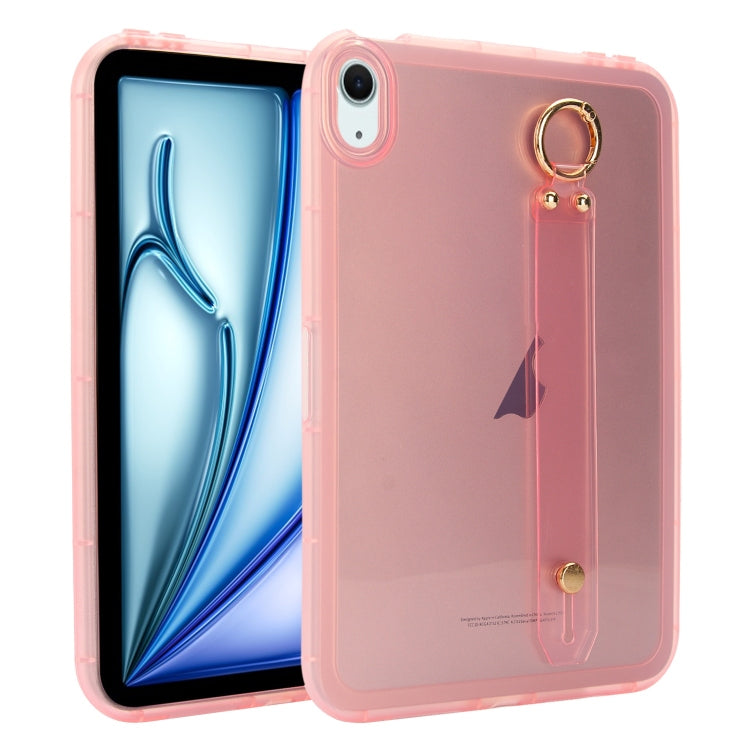 Wristband Holder PC Hybrid TPU Soft Tablet Case, For iPad 10th Gen 10.9 2022, For iPad Air 11 2024 / Air 11 2025, For iPad Air 13 2024 / Air 13 2025, For iPad mini 6 / mini 2024, For iPad Pro 13 2024, For iPad Pro 11 2024�������������������������������...