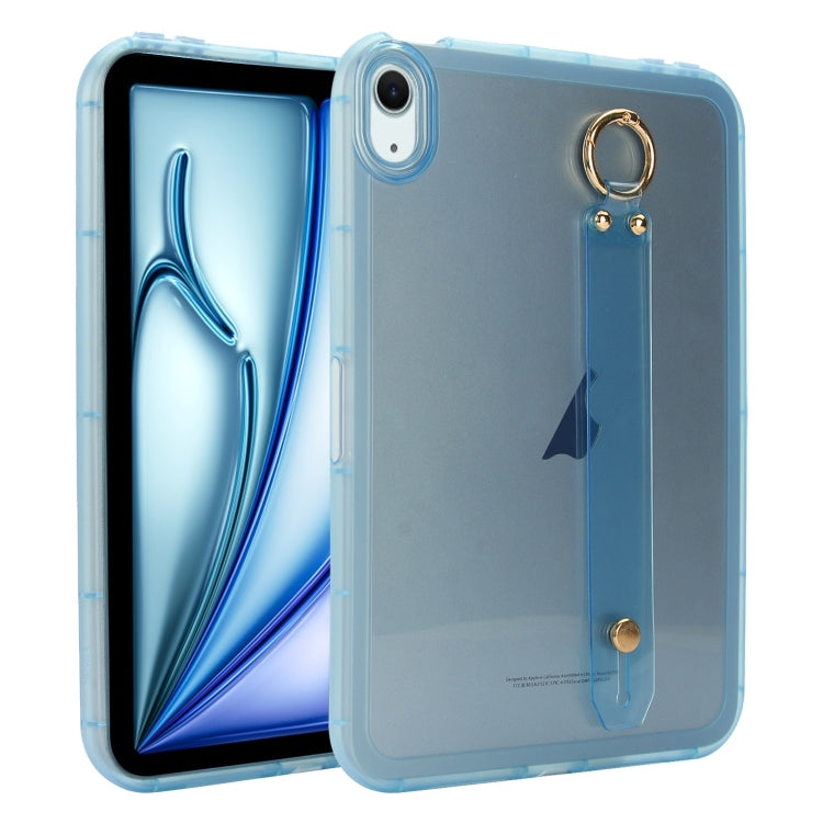Wristband Holder PC Hybrid TPU Soft Tablet Case, For iPad 10th Gen 10.9 2022, For iPad Air 11 2024 / Air 11 2025, For iPad Air 13 2024 / Air 13 2025, For iPad mini 6 / mini 2024, For iPad Pro 13 2024, For iPad Pro 11 2024�������������������������������...