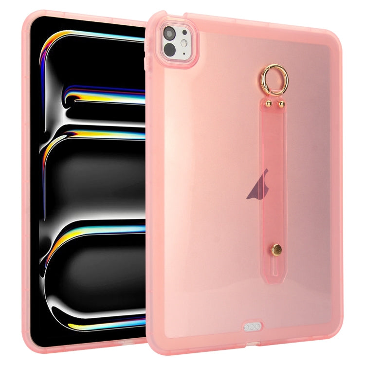 Wristband Holder PC Hybrid TPU Soft Tablet Case, For iPad 10th Gen 10.9 2022, For iPad Air 11 2024 / Air 11 2025, For iPad Air 13 2024 / Air 13 2025, For iPad mini 6 / mini 2024, For iPad Pro 13 2024, For iPad Pro 11 2024�������������������������������...