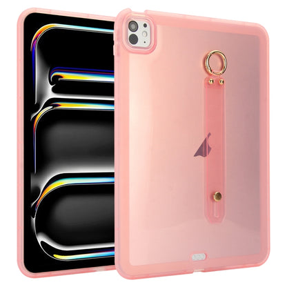 Wristband Holder PC Hybrid TPU Soft Tablet Case, For iPad 10th Gen 10.9 2022, For iPad Air 11 2024 / Air 11 2025, For iPad Air 13 2024 / Air 13 2025, For iPad mini 6 / mini 2024, For iPad Pro 13 2024, For iPad Pro 11 2024�������������������������������...