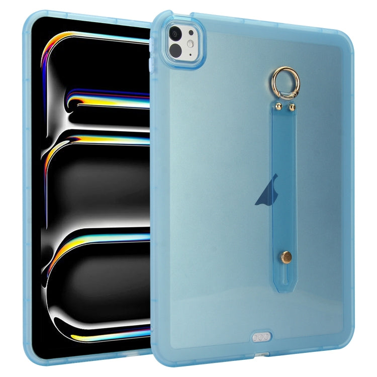 Wristband Holder PC Hybrid TPU Soft Tablet Case, For iPad 10th Gen 10.9 2022, For iPad Air 11 2024 / Air 11 2025, For iPad Air 13 2024 / Air 13 2025, For iPad mini 6 / mini 2024, For iPad Pro 13 2024, For iPad Pro 11 2024�������������������������������...