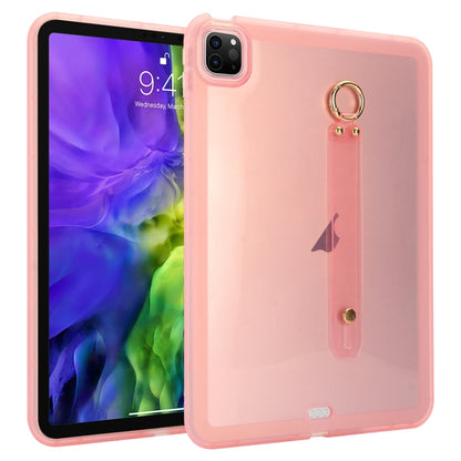 Wristband Holder PC Hybrid TPU Soft Tablet Case, For iPad 10th Gen 10.9 2022, For iPad Air 11 2024 / Air 11 2025, For iPad Air 13 2024 / Air 13 2025, For iPad mini 6 / mini 2024, For iPad Pro 13 2024, For iPad Pro 11 2024�������������������������������...