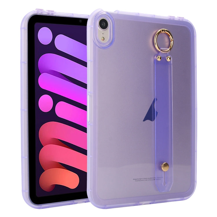 Wristband Holder PC Hybrid TPU Soft Tablet Case, For iPad 10th Gen 10.9 2022, For iPad Air 11 2024 / Air 11 2025, For iPad Air 13 2024 / Air 13 2025, For iPad mini 6 / mini 2024, For iPad Pro 13 2024, For iPad Pro 11 2024�������������������������������...
