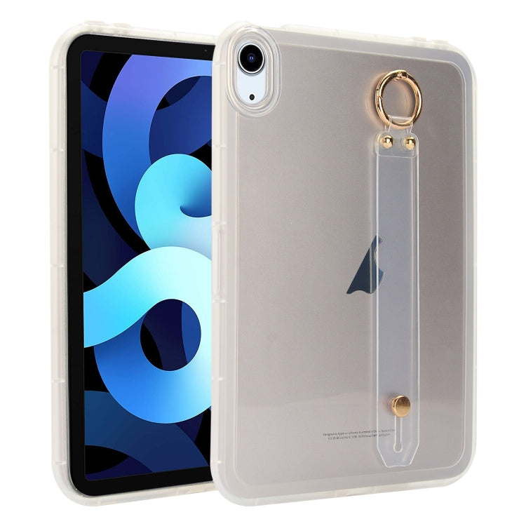 Wristband Holder PC Hybrid TPU Soft Tablet Case, For iPad Air 5 / Air 4 / Pro 11 2018, For iPad 10.2 2021 / 2020 / 2019, For iPad mini 5 / 4, For iPad Air 3 10.5 2019, For iPad Air 2 / 9.7 2017 / 2018