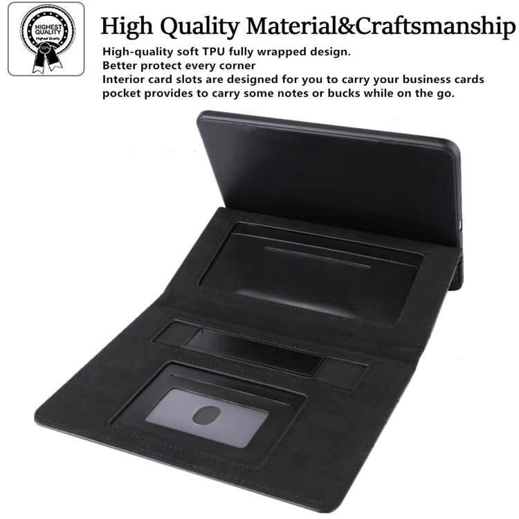 Diamond Pattern Hardware Buckle Smart Leather Tablet Case, For iPad mini 6 / mini 2024