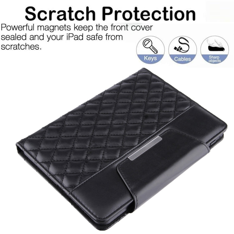 Diamond Pattern Hardware Buckle Smart Leather Tablet Case, For iPad mini 6 / mini 2024