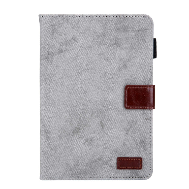 Fabric Contrast Color Smart Leather Tablet Case, For iPad mini 6 / mini 2024
