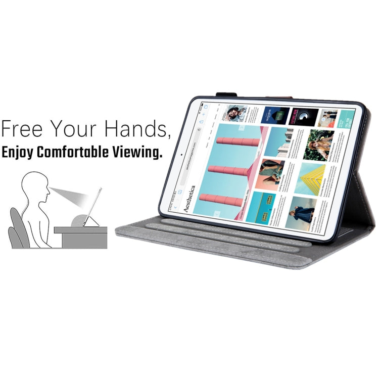 Fabric Contrast Color Smart Leather Tablet Case, For iPad mini 6 / mini 2024