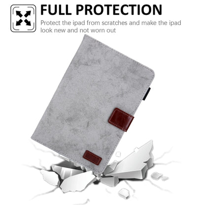 Fabric Contrast Color Smart Leather Tablet Case, For iPad mini 6 / mini 2024