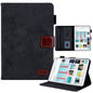 Fabric Contrast Color Smart Leather Tablet Case, For iPad mini 6 / mini 2024