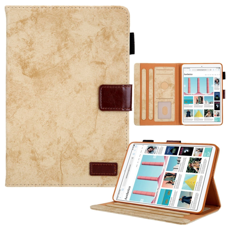 Fabric Contrast Color Smart Leather Tablet Case, For iPad mini 6 / mini 2024