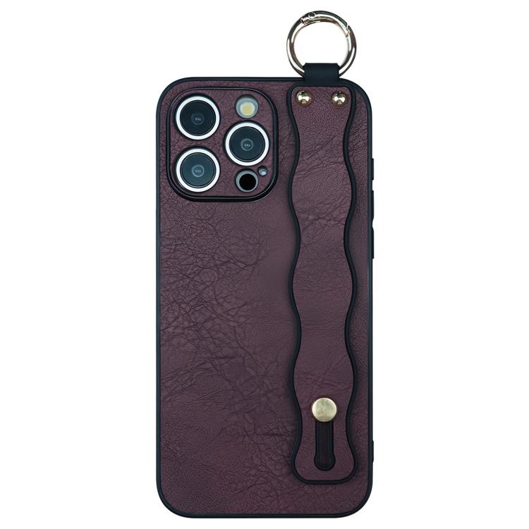 Wavy Wristband Bracket TPU Phone Case, For iPhone 16 Pro Max, For iPhone 16 Pro, For iPhone 16 Plus, For iPhone 16, For iPhone 15 Pro Max, For iPhone 15 Pro