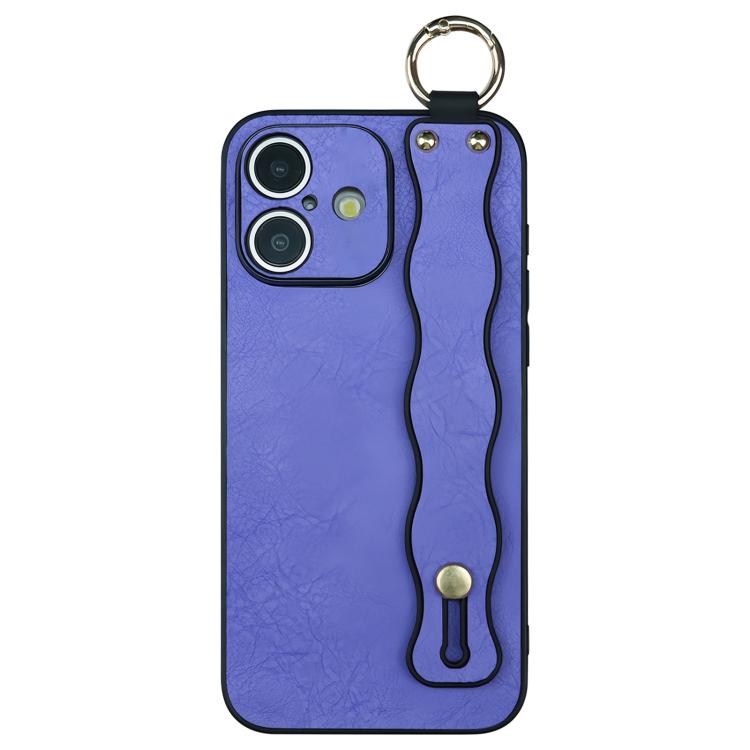 Wavy Wristband Bracket TPU Phone Case, For iPhone 16 Pro Max, For iPhone 16 Pro, For iPhone 16 Plus, For iPhone 16, For iPhone 15 Pro Max, For iPhone 15 Pro