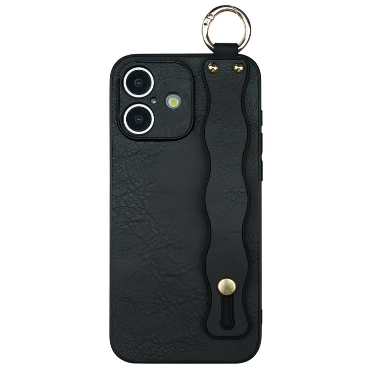 Wavy Wristband Bracket TPU Phone Case, For iPhone 16 Pro Max, For iPhone 16 Pro, For iPhone 16 Plus, For iPhone 16, For iPhone 15 Pro Max, For iPhone 15 Pro