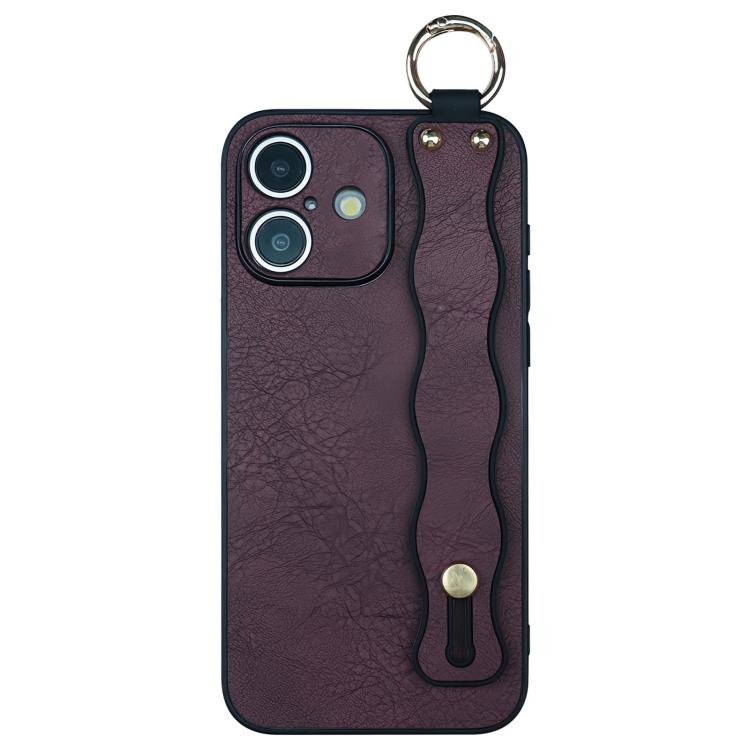 Wavy Wristband Bracket TPU Phone Case, For iPhone 16 Pro Max, For iPhone 16 Pro, For iPhone 16 Plus, For iPhone 16, For iPhone 15 Pro Max, For iPhone 15 Pro