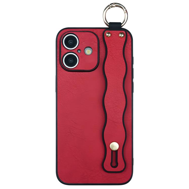 Wavy Wristband Bracket TPU Phone Case, For iPhone 16 Pro Max, For iPhone 16 Pro, For iPhone 16 Plus, For iPhone 16, For iPhone 15 Pro Max, For iPhone 15 Pro