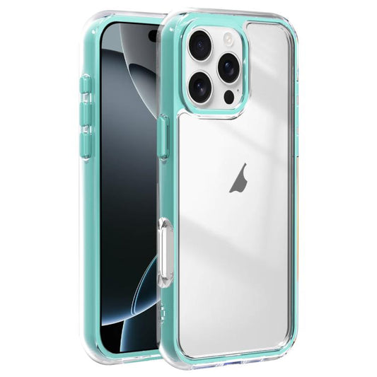 Acrylic Hybrid TPU 3-in-1 Airbag Shockproof Phone Case, For iPhone 16 Pro Max, For iPhone 16 Pro, For iPhone 16 Plus, For iPhone 16, For iPhone 15 Pro Max, For iPhone 15 Pro