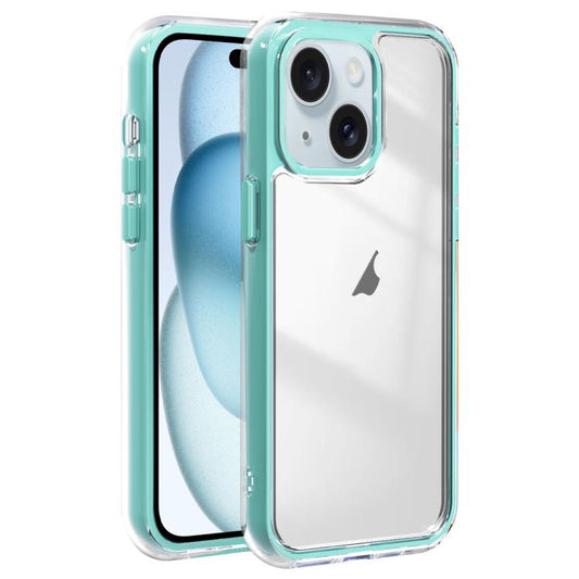 Acrylic Hybrid TPU 3-in-1 Airbag Shockproof Phone Case, For iPhone 15 Plus, For iPhone 15, For iPhone 14 Plus, For iPhone 14, For iPhone 14 Pro, For iPhone 14 Pro Max