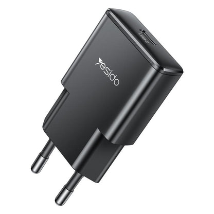 Yesido YC74 Ultra-thin 30W USB-C / Type-C Travel Charger, EU Plug, YC74
