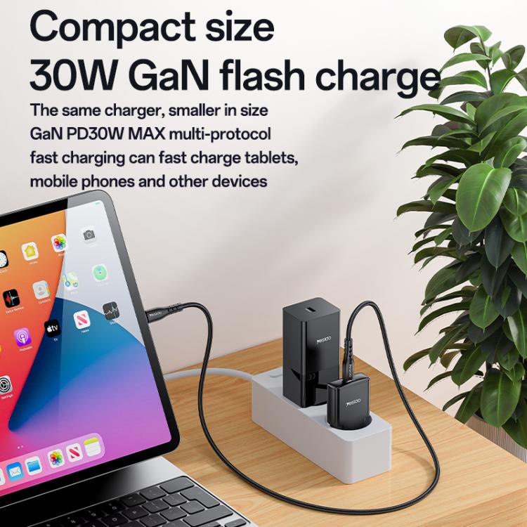 Yesido YC74 Ultra-thin 30W USB-C / Type-C Travel Charger, EU Plug, YC74
