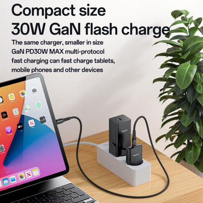 Yesido YC74 Ultra-thin 30W USB-C / Type-C Travel Charger, EU Plug, YC74