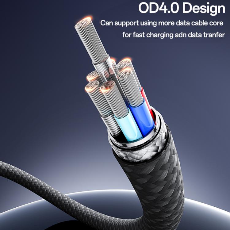Yesido CA178 Portable Strip PD27W Type-C to 8 Pin Zinc Alloy Data Cable, Length: 20cm, Type-C to 8 Pin