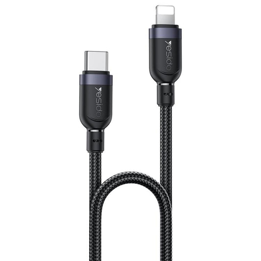 Yesido CA189 27W Type-C to 8 Pin Aluminum Alloy Data Cable, Length: 1.2m, 1.2m