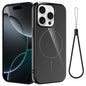 Glossy TPU Shockproof MagSafe Phone Case with Lanyard, For iPhone 13 Pro, For iPhone 13