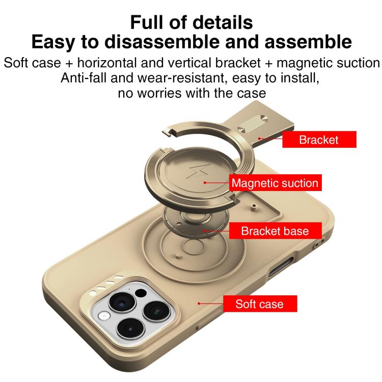 Y-shape Holder MagSafe Rugged Shockproof Phone Case, For iPhone 12 Pro Max, For iPhone 12 Pro, For iPhone 11 Pro Max, For iPhone 11