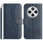 Dual-Folded S-shape Leather Phone Case, For Redmi Note 14 Pro 4G, For Redmi Note 14 4G 163.25mm, For Redmi Note 14 5G, For Redmi 14R 5G, For Redmi Note 14 Pro 5G, For Redmi 14C 4G, For Redmi A3 / Poco C61, For Redmi Note 13 Pro 5G
