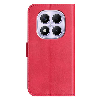 Dual-Folded S-shape Leather Phone Case, For Redmi Note 14 Pro 4G, For Redmi Note 14 4G 163.25mm, For Redmi Note 14 5G, For Redmi 14R 5G, For Redmi Note 14 Pro 5G, For Redmi 14C 4G, For Redmi A3 / Poco C61, For Redmi Note 13 Pro 5G