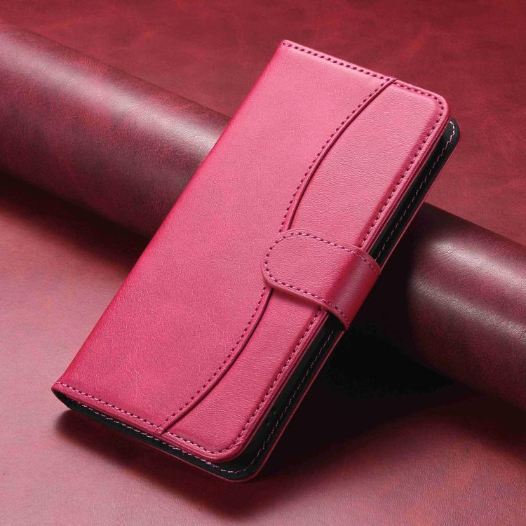 Dual-Folded S-shape Leather Phone Case, For Redmi Note 14 Pro 4G, For Redmi Note 14 4G 163.25mm, For Redmi Note 14 5G, For Redmi 14R 5G, For Redmi Note 14 Pro 5G, For Redmi 14C 4G, For Redmi A3 / Poco C61, For Redmi Note 13 Pro 5G