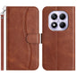 Dual-Folded S-shape Leather Phone Case, For Redmi Note 14 Pro 4G, For Redmi Note 14 4G 163.25mm, For Redmi Note 14 5G, For Redmi 14R 5G, For Redmi Note 14 Pro 5G, For Redmi 14C 4G, For Redmi A3 / Poco C61, For Redmi Note 13 Pro 5G
