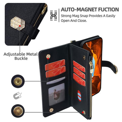 Crossbody Handle Cross Texture Leather Phone Case, For Redmi A5 4G 171.7mm, For Redmi Note 14S 4G, For Redmi 14C 4G