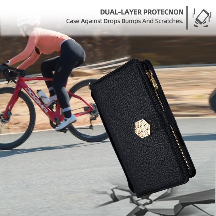 Crossbody Handle Cross Texture Leather Phone Case, For Redmi A5 4G 171.7mm, For Redmi Note 14S 4G, For Redmi 14C 4G