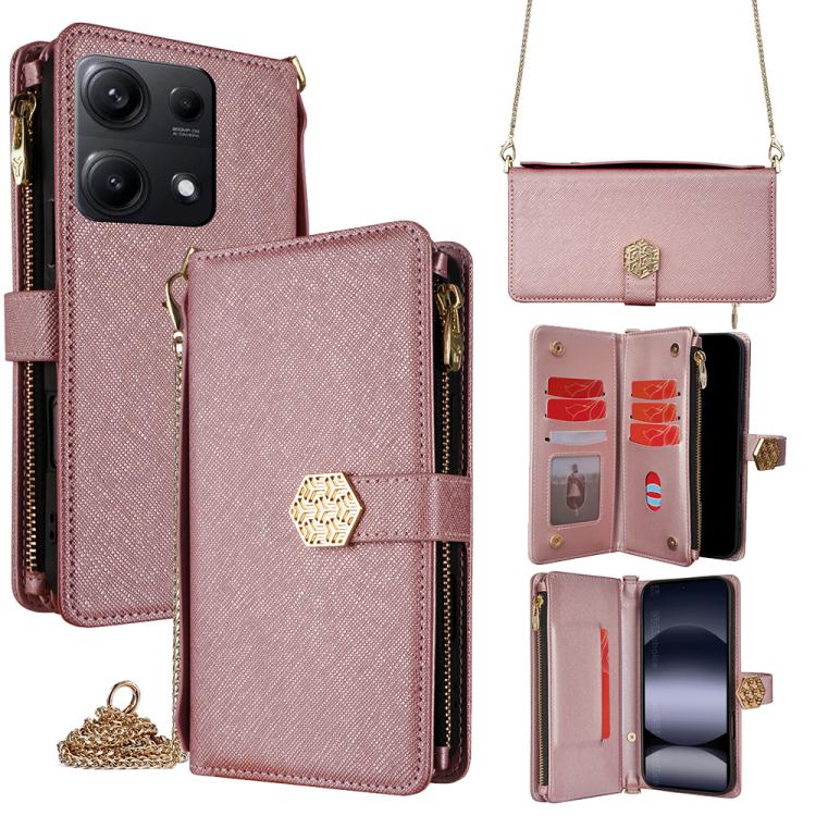 Crossbody Handle Cross Texture Leather Phone Case, For Redmi A5 4G 171.7mm, For Redmi Note 14S 4G, For Redmi 14C 4G