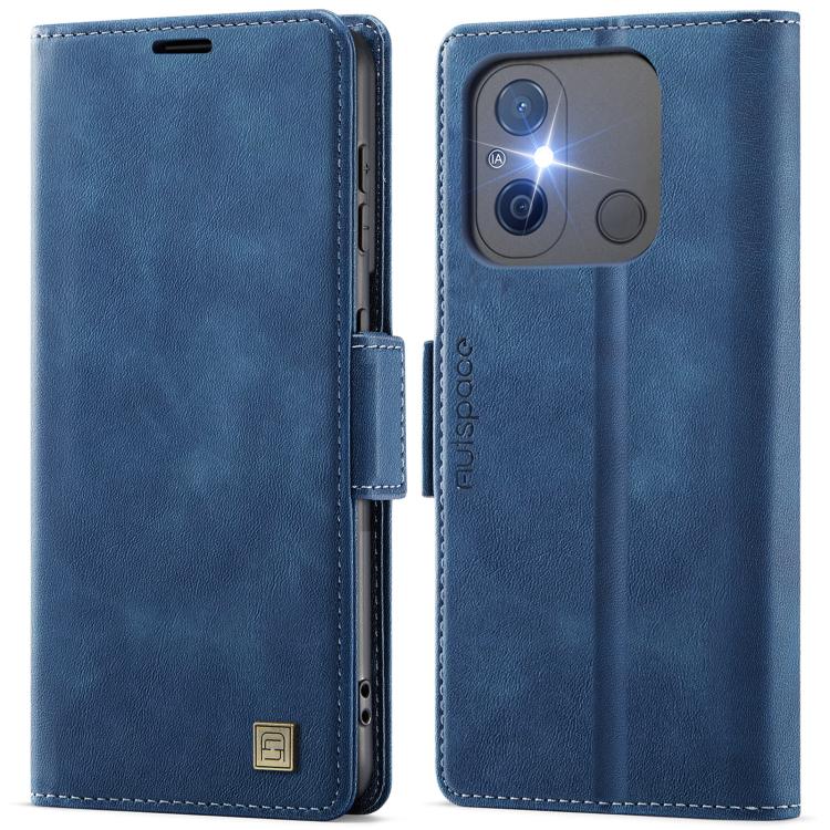 AutSpace A11 Side Buckle MagSafe Magnetic RFID Phone Leather Case, For Redmi 14C 5G, For Redmi Note 14 Pro 5G, For Redmi Note 13 Pro 5G, For Redmi 13C, For Redmi Note 13 5G, For Redmi Note 13 Pro+ 5G, For Redmi 11A / 12C