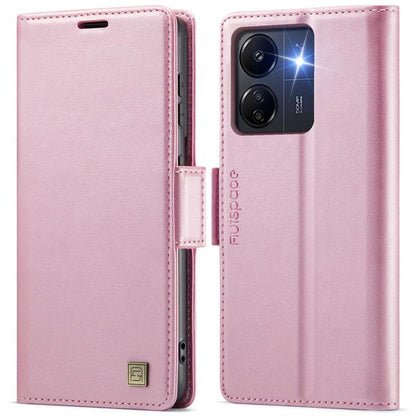 AutSpace A11 Side Buckle MagSafe Magnetic RFID Phone Leather Case, For Redmi 14C 5G, For Redmi Note 14 Pro 5G, For Redmi Note 13 Pro 5G, For Redmi 13C, For Redmi Note 13 5G, For Redmi Note 13 Pro+ 5G, For Redmi 11A / 12C