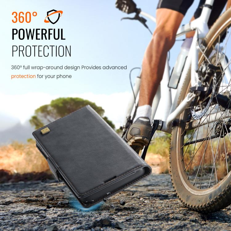 AutSpace A11 Side Buckle MagSafe Magnetic RFID Phone Leather Case, For Redmi 14C 5G, For Redmi Note 14 Pro 5G, For Redmi Note 13 Pro 5G, For Redmi 13C, For Redmi Note 13 5G, For Redmi Note 13 Pro+ 5G, For Redmi 11A / 12C