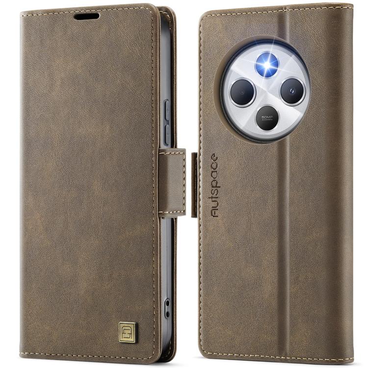 AutSpace A11 Side Buckle MagSafe Magnetic RFID Phone Leather Case, For Redmi 14C 5G, For Redmi Note 14 Pro 5G, For Redmi Note 13 Pro 5G, For Redmi 13C, For Redmi Note 13 5G, For Redmi Note 13 Pro+ 5G, For Redmi 11A / 12C
