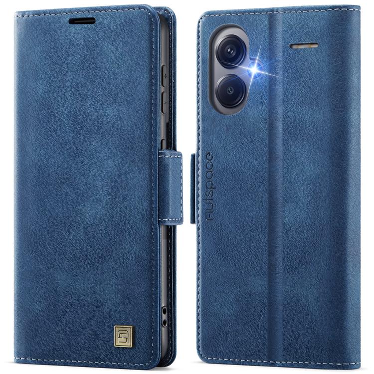 AutSpace A11 Side Buckle MagSafe Magnetic RFID Phone Leather Case, For Redmi 14C 5G, For Redmi Note 14 Pro 5G, For Redmi Note 13 Pro 5G, For Redmi 13C, For Redmi Note 13 5G, For Redmi Note 13 Pro+ 5G, For Redmi 11A / 12C